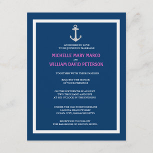 ANCHOR l Nautical Destination ThMET Bröllop Inbjudningar