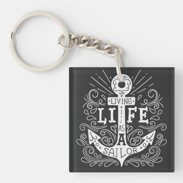 Anchor Life - Fet Nautical Keychain (Framsidan)