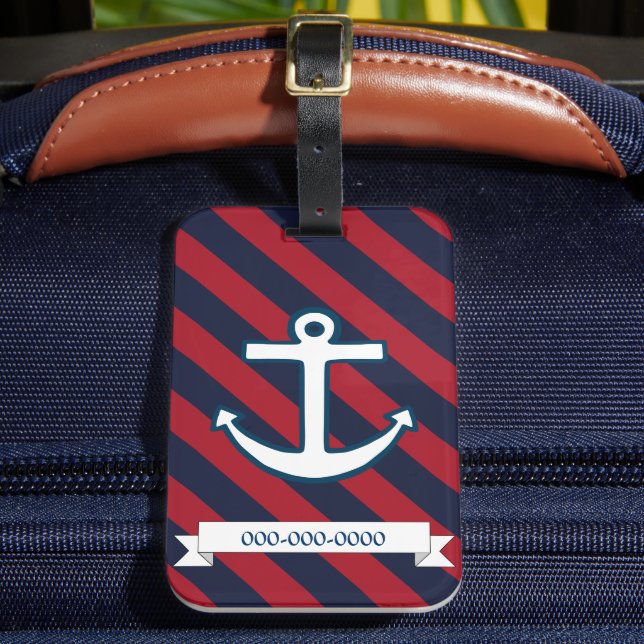 Anchor Luggage Tag Bagagebricka (Framsida Insitu 2)