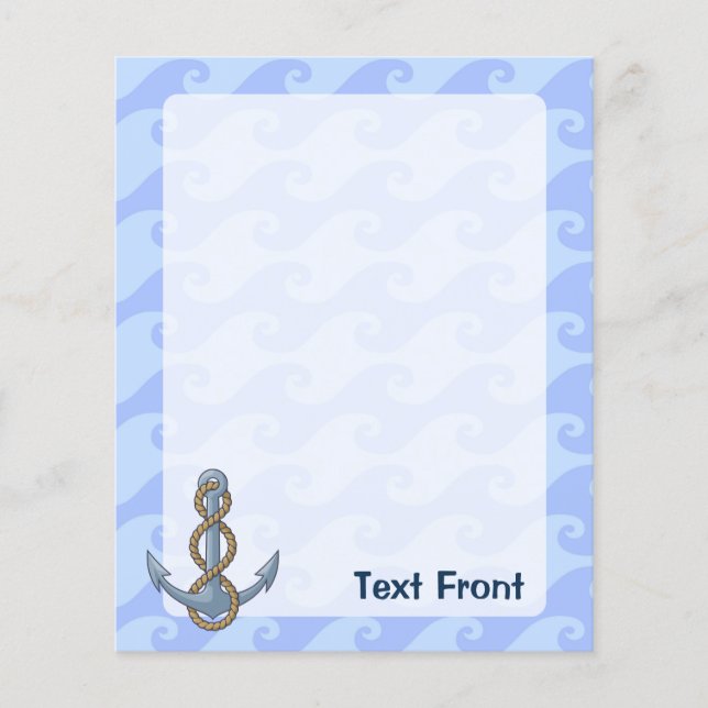 Anchor med Rope Flygblad (Framsidan)