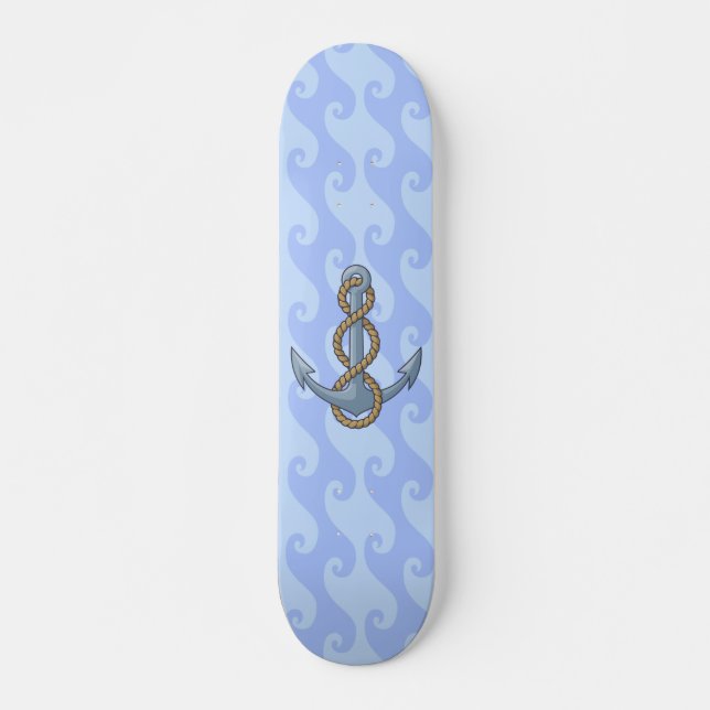 Anchor med Rope Mini Skateboard Bräda 18,5 Cm (Framsida)