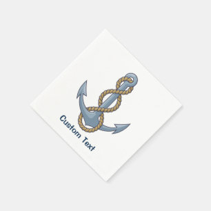 Anchor med Rope Pappersservett