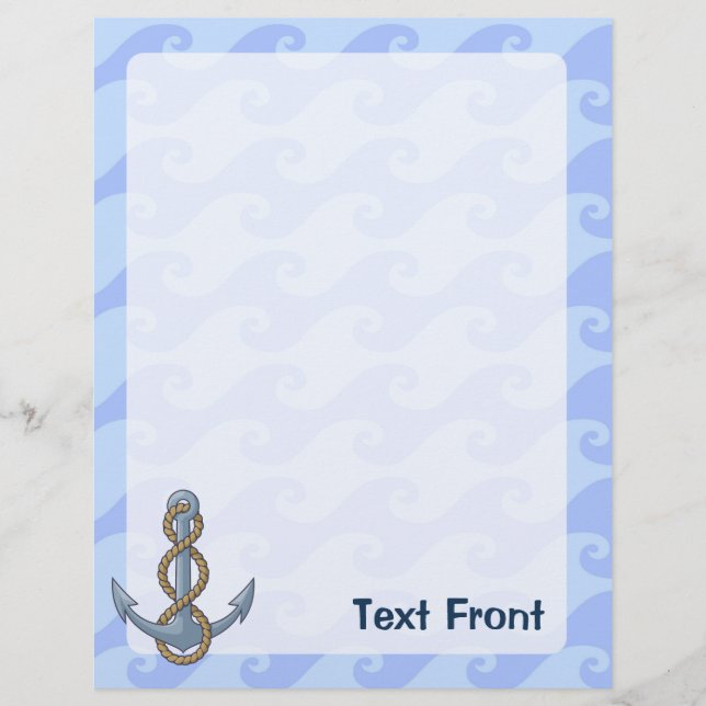 Anchor med Rope Reklamblad (Framsidan)