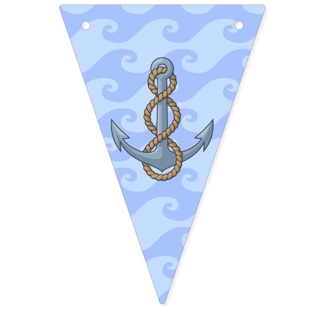 Anchor med Rope Vimplar (Första flaggan)