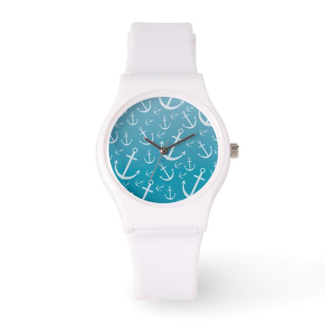 Anchor mönster armbandsur (Framsida)