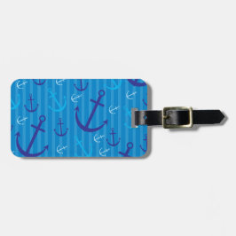 Anchor mönster bagagebricka