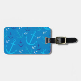 Anchor mönster bagagebricka