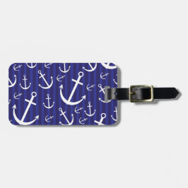 Anchor mönster bagagebricka