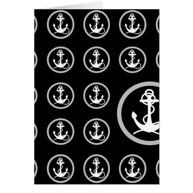 Anchor Mönster Hälsningskort (Framsidan)