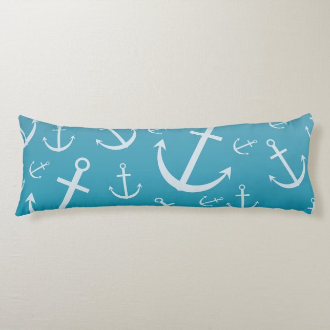 Anchor mönster kroppskudde (Framsidan)
