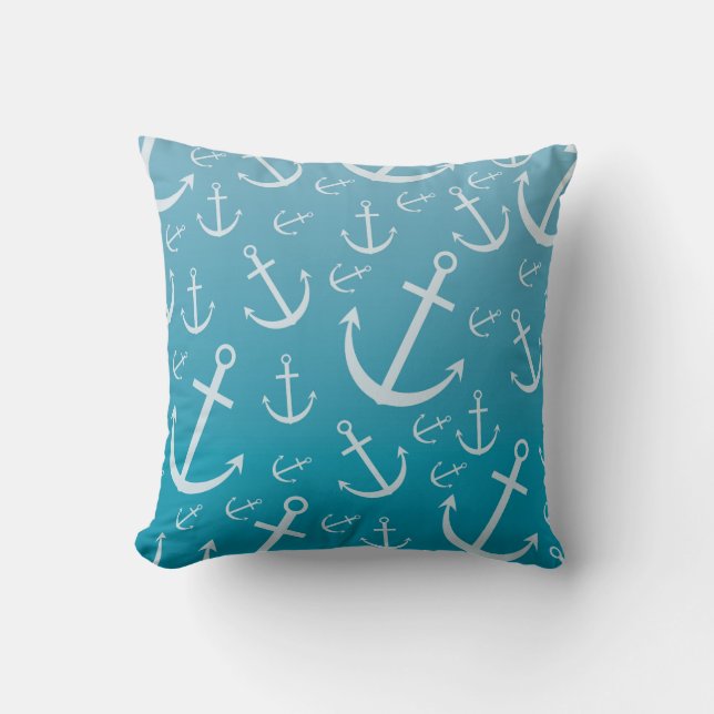 Anchor mönster kudde (Framsida)