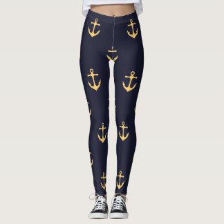 Anchor Mönster Leggings