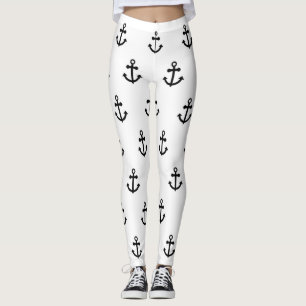 Anchor Mönster Leggings