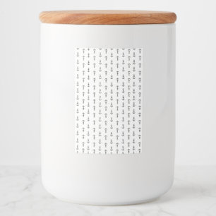 Anchor Mönster Mat Etikett