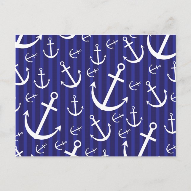 Anchor mönster vykort (Framsida)
