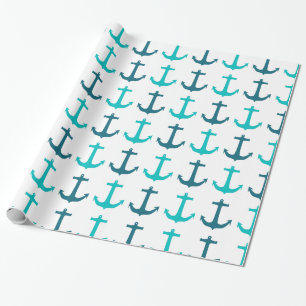 Anchor Mönster Wrapping Papper Presentpapper