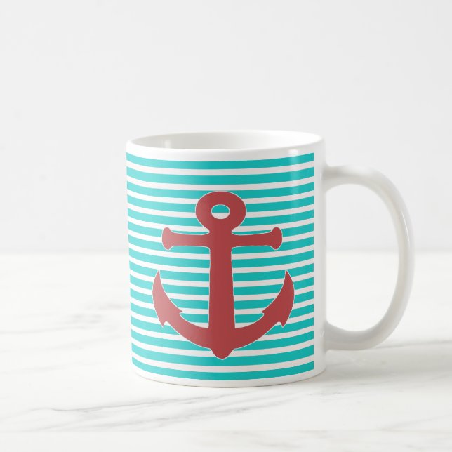 Anchor Nautical Anpassningsbar Mugg (Höger)