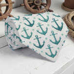Anchor Nautical Custom Necktie Slips<br><div class="desc">This custom necktie features a bold anchor design,  perfect for adding a touch of nautical charm to any outfit. It's a stylish and unique accessory that makes a great gift for the sea lover in your life.</div>