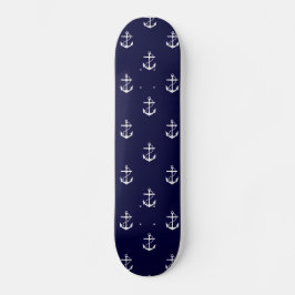 Anchor Nautical Personlig Mini Skateboard Bräda 18,5 Cm