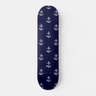 Anchor Nautical Personlig Mini Skateboard Bräda 18,5 Cm