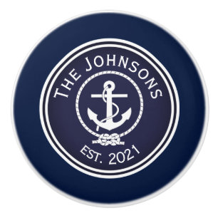 Anchor Nautical Seal Knopp