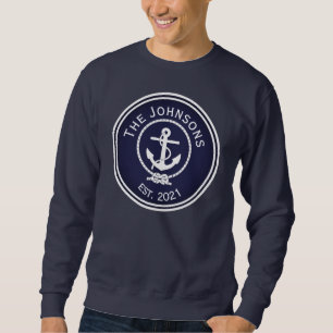 Anchor Nautical Seal Lång Ärmad Tröja