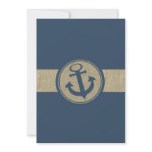 Anchor Navy Blue Rand Beach Wedding