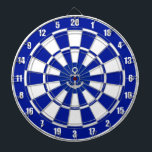 Anchor on Navy Blue and White Dart Board Darttavla<br><div class="desc">Föranka på marinblå och vit karttavla.</div>