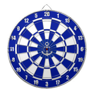 Anchor on Navy Blue and White Dart Board Darttavla
