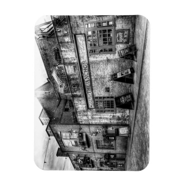 Anchor Pub London Art Magnet (Vertikal)