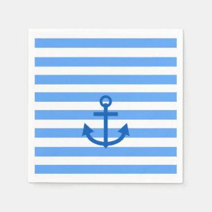 Anchor Rand Blue & White Pappersservett
