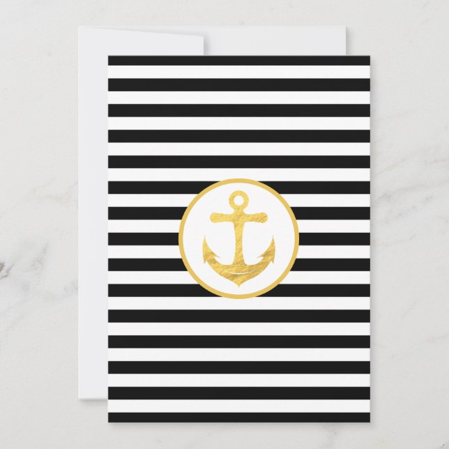 Anchor & Rand | Nautiskt tema | Kort (Framsida)