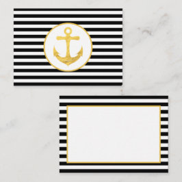 Anchor & Rand | Nautiskt tema | Kort för hölje