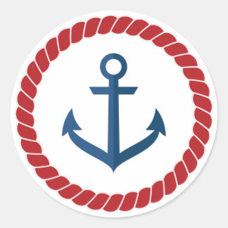 Anchor Runt Klistermärke