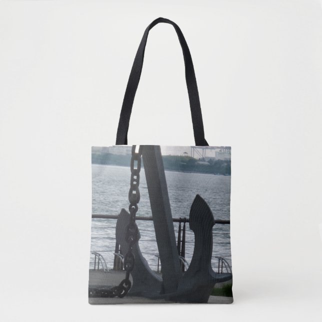 Anchor Tote Bag Tygkasse (Framsida)