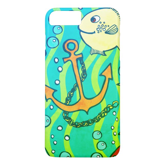 Anchor under havstelefon 8 fodral Case-Mate iPhone skal (Baksida)