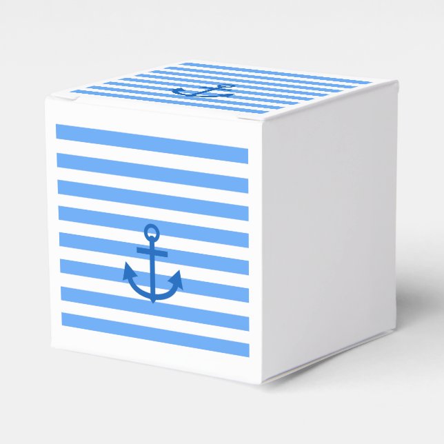 Anchor & White Blue Rand Presentaskar (Framsidan Sidan)