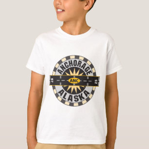 Anchorage Alaska ANC Airport T Shirt