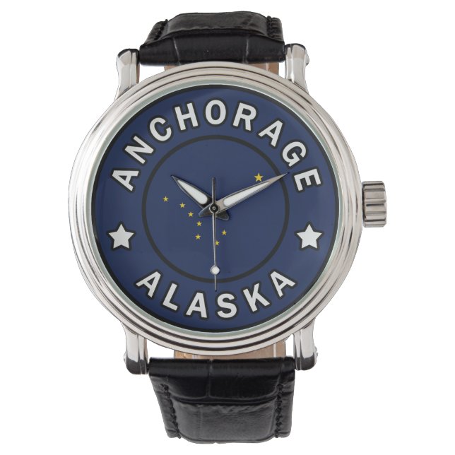 Anchorage Alaska Armbandsur (Framsida)