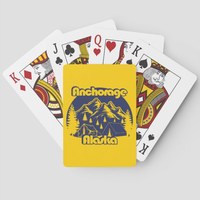 Anchorage Alaska Casinokort (Baksidan)