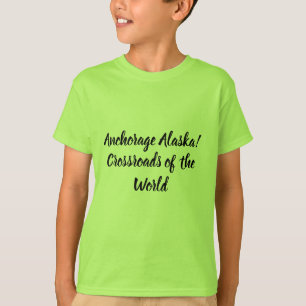 Anchorage Alaska Crossways T Shirt