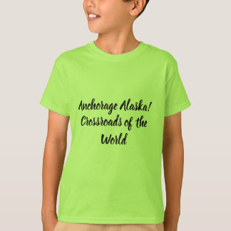 Anchorage Alaska Crossways T Shirt