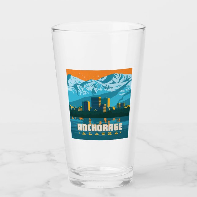 Anchorage, Alaska Glaskopp (Framsida)