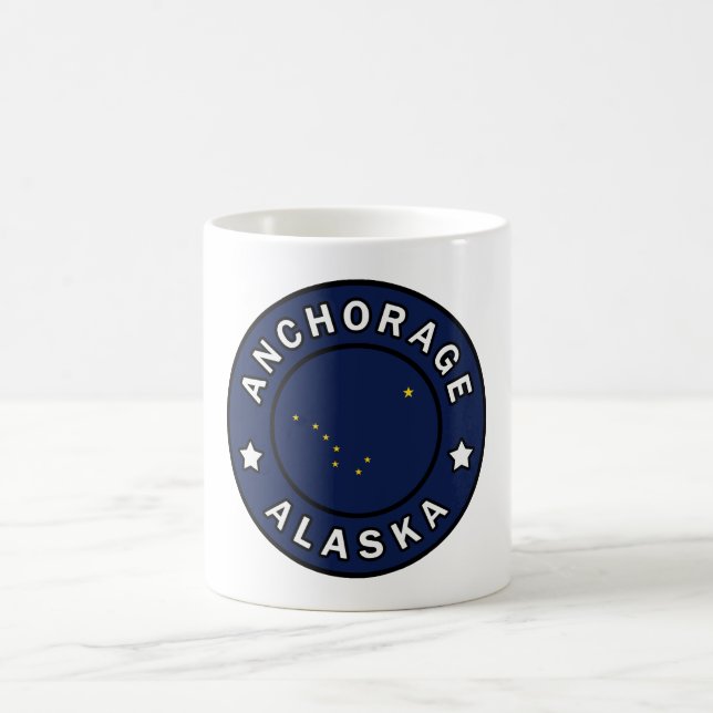 Anchorage Alaska Kaffemugg (Center)