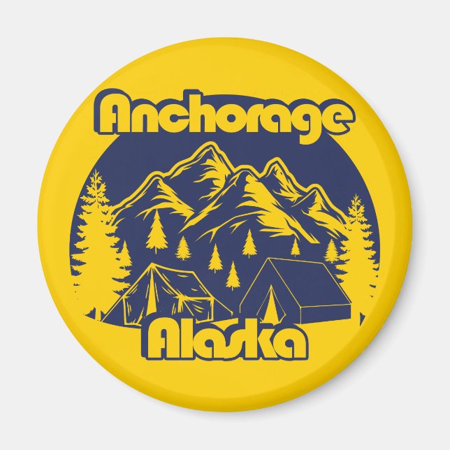 Anchorage Alaska Magnet (Framsidan)