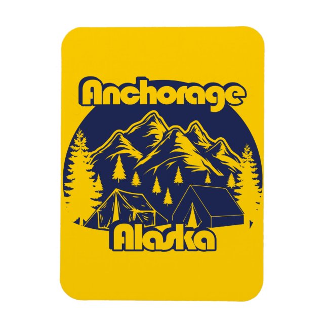 Anchorage Alaska Magnet (Vertikal)
