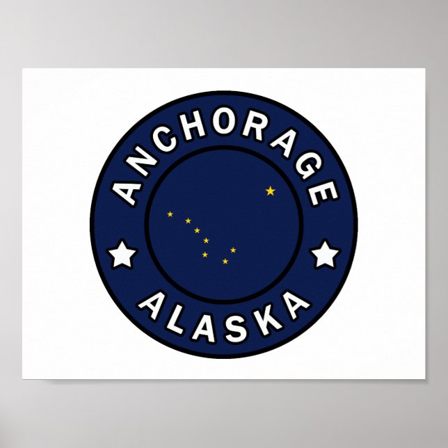 Anchorage Alaska Poster (Framsidan)