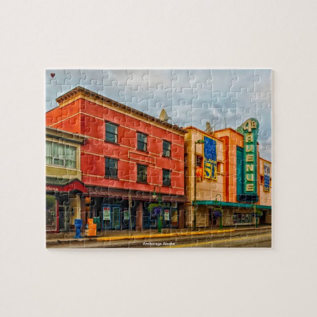 Anchorage Alaska Pussel (Horisontell)