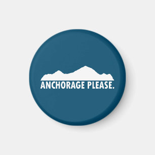 Anchorage Alaska, snälla Magnet