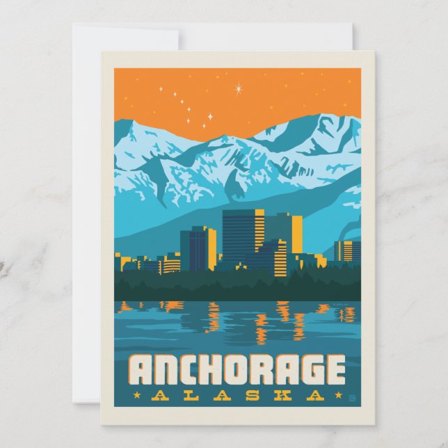 Anchorage, Alaska | Spara datum - foto Datumet (Framsida)